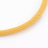 Braided Cotton Cord Bracelet Making MAK-L018-03A-08-G-2