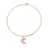 Brass with ABS Imitation Pearl Link Bracelets BJEW-Q350-05A-G-1