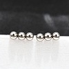 Tarnish Resistant 201 Stainless Steel Beaded Horizontal Bar Stud Earrings with 316 Stainless Steel Pin for Women STAS-K238-01P-4