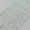 Polyester Flower Lace Ribbons with Paillettes OCOR-WH20048-04A-2