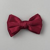 Bowknot Satin Face with Iron Shoe Buckle Clips FIND-WH0366-034P-02-1