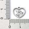 Non-Tarnish 304 Stainless Steel Charms STAS-C097-38B-P-3