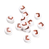 Christmas Theme Printed Opauqe Acrylic Beads OACR-R004-01D-1