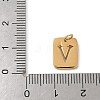 304 Stainless Steel Charms LS-STAS-R001-01G-V-3