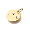 Twelve Constellations 304 Stainless Steel Enamel Pendants STAS-A148-01G-03-2