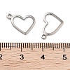 Non-Tarnish 304 Stainless Steel Charms STAS-P227-23P-3