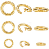 9Pcs 3 Styles 925 Sterling Silver Locking Jump Ring STER-BBC0006-99-1
