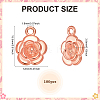 100Pcs Alloy Pendants FIND-ME0003-34-2