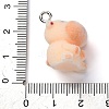 Flocky Resin Pendants FIND-S001-06F-3