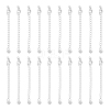 20Pcs 304 Stainless Steel Chain Extender STAS-UN0060-87P-1