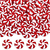 100Pcs Christmas Themed Plastic Beads KY-DC0001-53-1