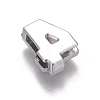 Alloy Rhinestone Slide Charms PALLOY-WH0065-28D-2