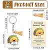 DIY Keychain Making Kits KEYC-CN0001-12A-05-2