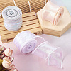  3 Rolls 3 Colors Flat Rainbow Color Organza Ribbon OCOR-TA0001-47-4