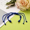 Adjustable Braided Nylon Cord Bracelet Making AJEW-JB00758-04-4