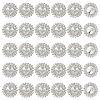 MAYJOYDIY US 30Pcs Alloy Rhinestone Shank Buttons BUTT-MA0001-03-1