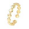 Brass Cuff Bangles for Women BJEW-C140-29G-4