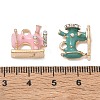 Alloy Enamel Pendants RB-CBAC700-04G-3