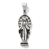 304 Stainless Steel Pendants STAS-Z098-19AS-1