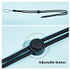 Gorgecraft Adjustable Polyester Electronic Cigarette Anti-Lost Necklace Lanyard AJEW-GF0006-17-4