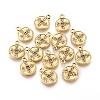 Feng Shui Alloy Chinese Symbol Charms X-PALLOY-EA9079Y-AG-1