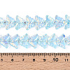 Transparency Electroplate Glass Beads Strands GLAA-T023-39A-06-4