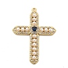 Brass Micro Pave Cubic Zirconia Pendants KK-L228-29G-1