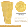 Self Adhesive Gold Foil Embossed Stickers DIY-WH0211-308-2