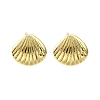 Brass Stud Earrings EJEW-H157-01G-03-4