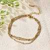 304 Stainless Steel Multi-strand Bracelets LS-BJEW-Q051-02G-B-1