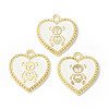 Alloy Enamel Pendants ENAM-G212-06G-03-3