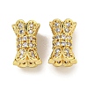 Rack Plating Brass Micro Pave Clear Cubic Zirconia Beads KK-L215-310A-G01-1
