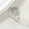 Tree of Life 201 Stainless Steel Finger Rings FS-WG3B6B9-04-1