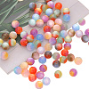 20Pcs Gradient Color Resin Beads PW-WGB0092-01-2