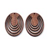 Walnut Wood Laser Cut Pendants X-WOOD-Q051-04F-1