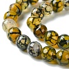 Natural Dragon Veins Agate Beads Strands G-G445-8mm-03-5