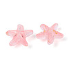 Frosted Glass Beads FGLA-T005-01I-2