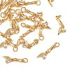 SHEGRACE Brass Micro Pave Clear Cubic Zirconia Pendants XGRQ4N099-712G-1