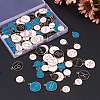 Alloy Enamel Pendants ENAM-SZ0001-14LG-RS-3