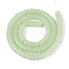 Imitation Jade Glass Beads Strands GLAA-N026-3x6mm-J03-2