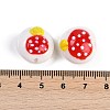 Handmade Lampwork Bumpy Beads Strands LAMP-Q002-02D-4