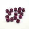 Polymer Clay Rhinestone Beads RB-H258-HD10mm-502-2