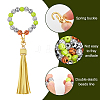   DIY Sports Themed Bracelet Keychain Making Kit DIY-PH0009-36-4