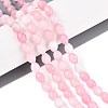 Natural Dyed White Jade Beads Strands G-T142-89G-1