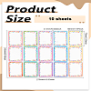 10Pcs PVC Self Adhesive Stickers DIY-LP0005-33-2
