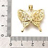 Rack Plating Brass Micro Pave Cubic Zirconia Enamel Pendants KK-L226-031G-01-3