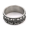 304 Stainless Steel Ring RJEW-B055-03AS-07-3