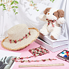 5 Yards Polyester Embroidery Lace Trim OCOR-NB0002-37-4