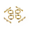 Tibetan Style Toggle Clasps X-GLF1408Y-2