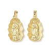 Brass Pendants KK-P334-13G-1